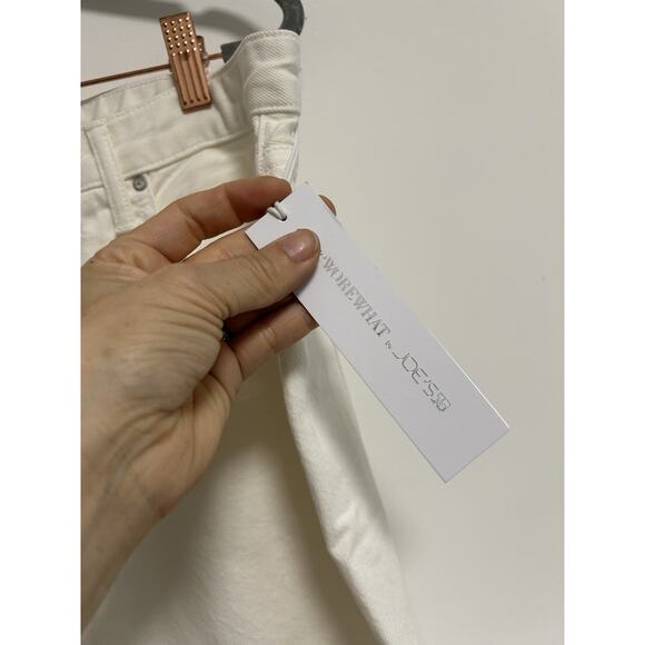 Joe's X Weworewhat The Danielle High Waist Slim Jeans, Size 32 - White - Picture 5 of 11